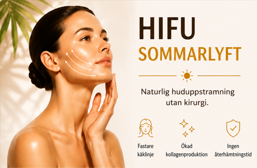 HIFU 3 områden Ansikte Sommar 1