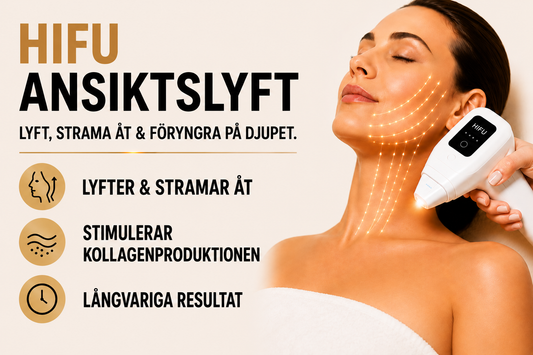- HIFU 3 områden Ansikte -